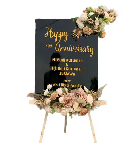 Papan Bunga Akrilik Gedung Wedding Ciawi
