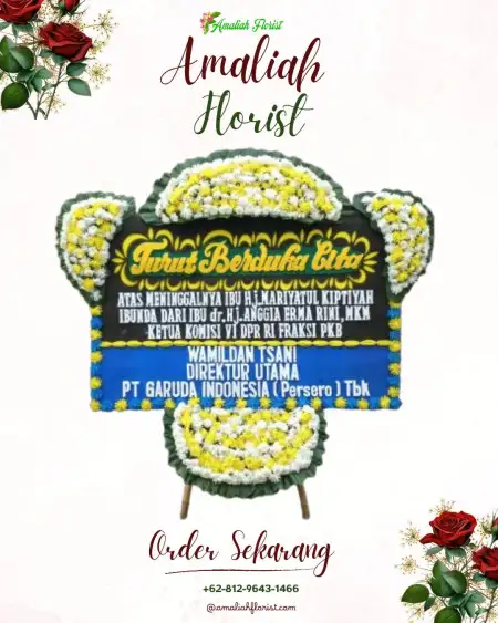 Papan Bunga Duka Gedung Wedding Ciawi