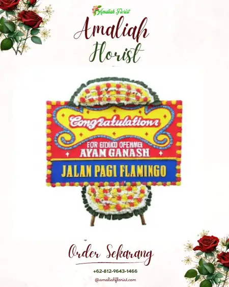 Sewa Papan Bunga Gedung Wedding Ciawi